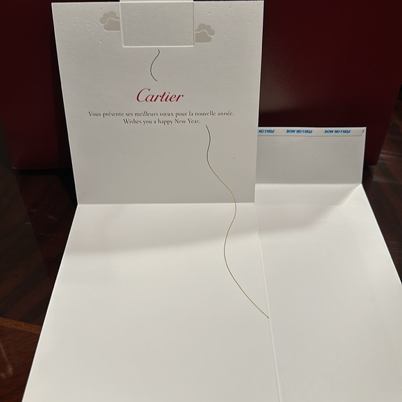 Cartier greeting card, thick- heavy duty - Picture 2 of 5